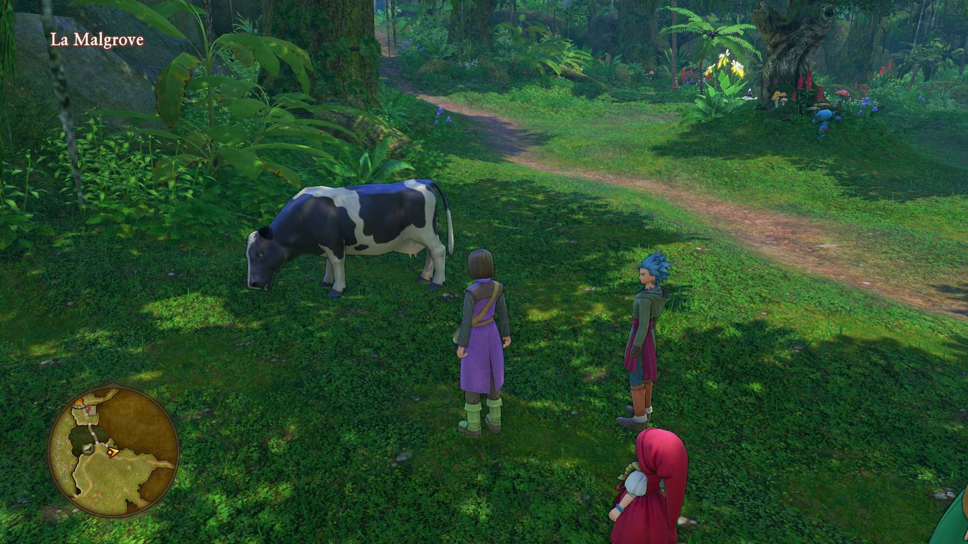 Dragon Quest XI - Vache de La Malgrove 01 - Emplacement